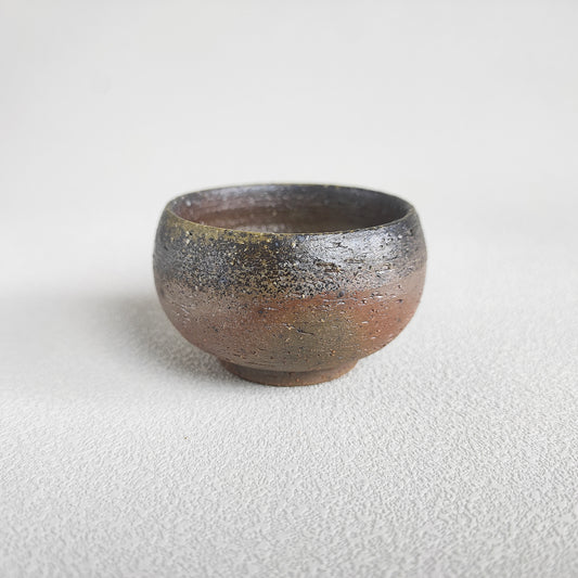Archaic Coarse Pottery Tea Bowl - Yunnan Wood-Fired