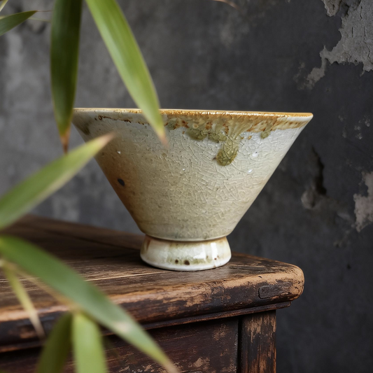 Wood-Fired Douli Cup - Wabi-Sabi Ceramic