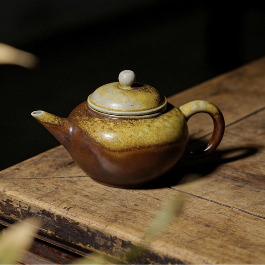 Coarse Pottery Zen-style Teapot - Sishui Stoneware