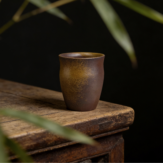 Waist-Constricted Cup - Sishui Clay